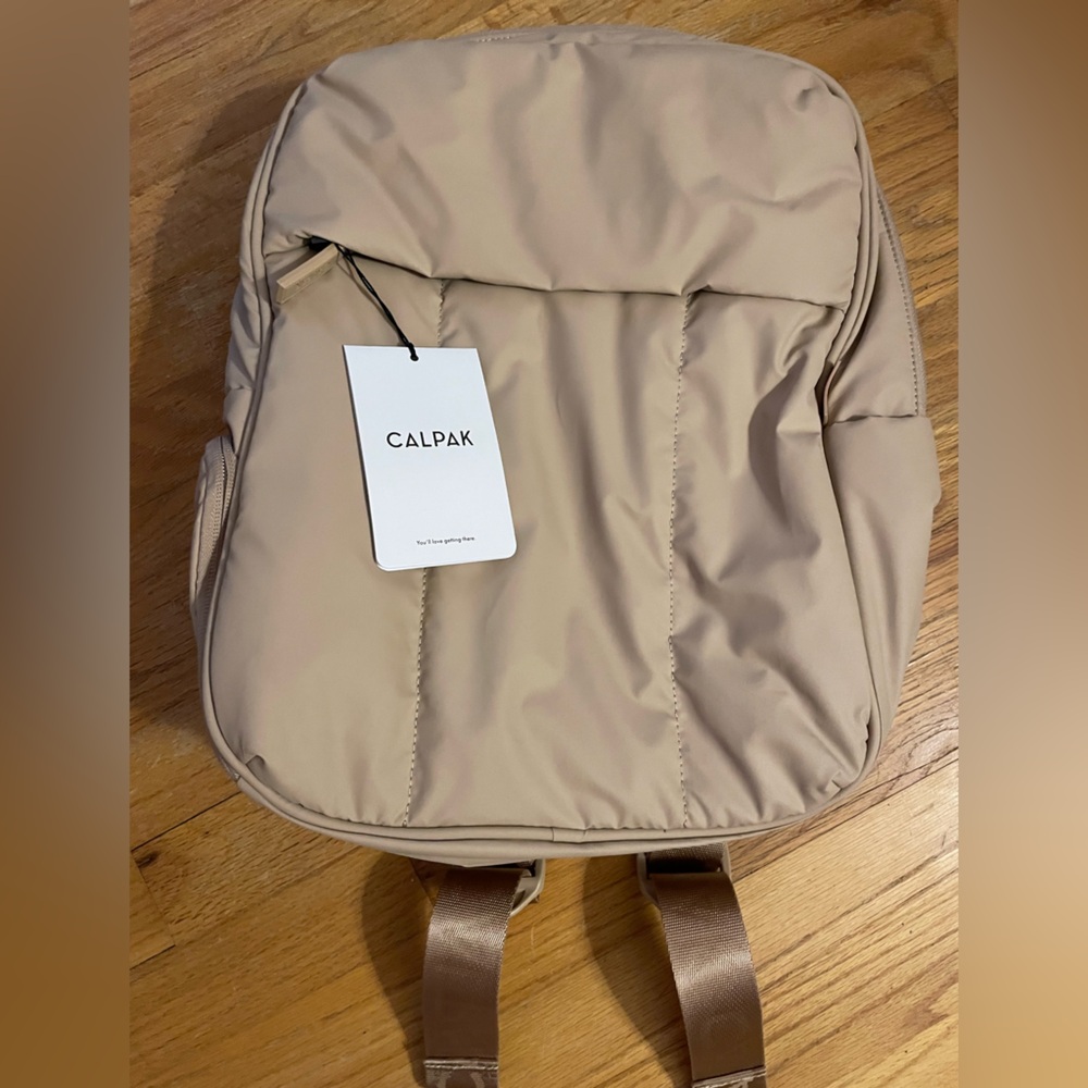 Calpak Luka backpack in Latte monochrome NWT